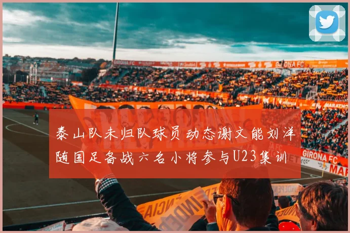 泰山队未归队球员动态谢文能刘洋随国足备战六名小将参与U23集训